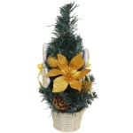 Елка в горшке «Зимняя нежность» 30 см, Золото