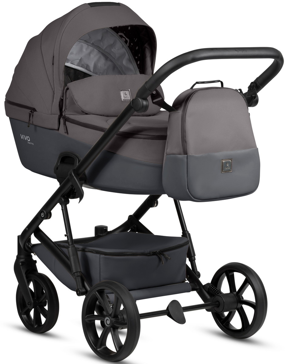 Детская коляска Tutis Viva 6 Plus Essential 3 в 1 с автокреслом Beno Beige 1612072 Periscape