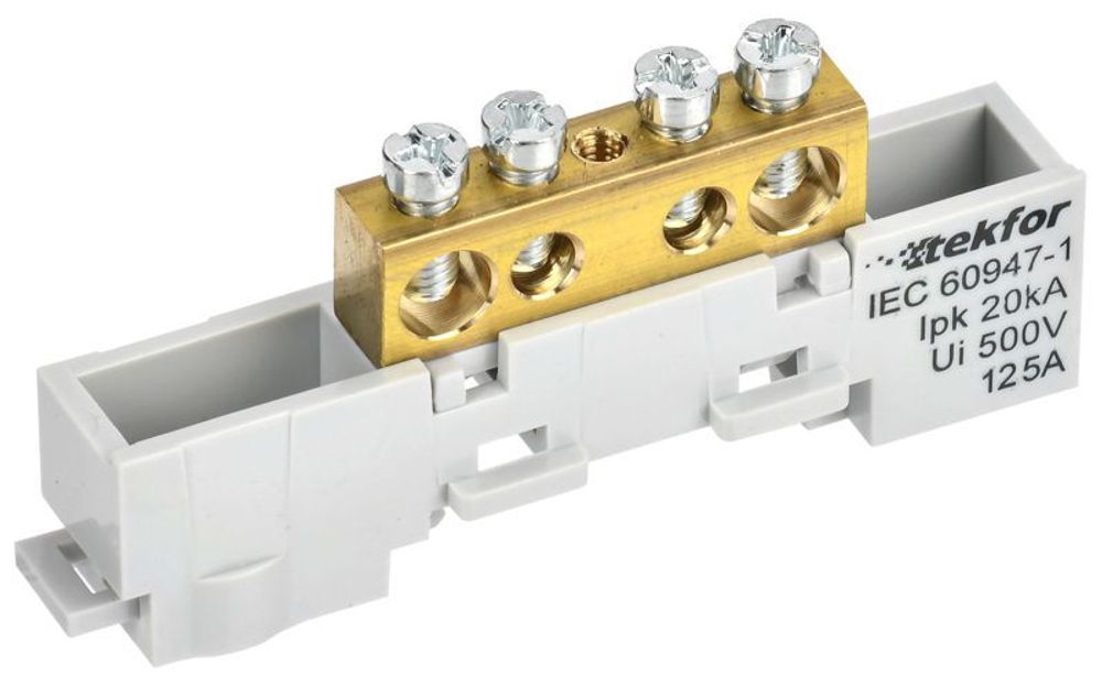 Шина L "фаза" неизол. на универс. держ. 8х12-4-Ср TEKFOR IEK TF-NN20-04-DL-K03 Шина L "фаза" неизол. на универс. держ. 8х12-4-Ср TEKFOR IEK TF-NN20-04-DL-K03