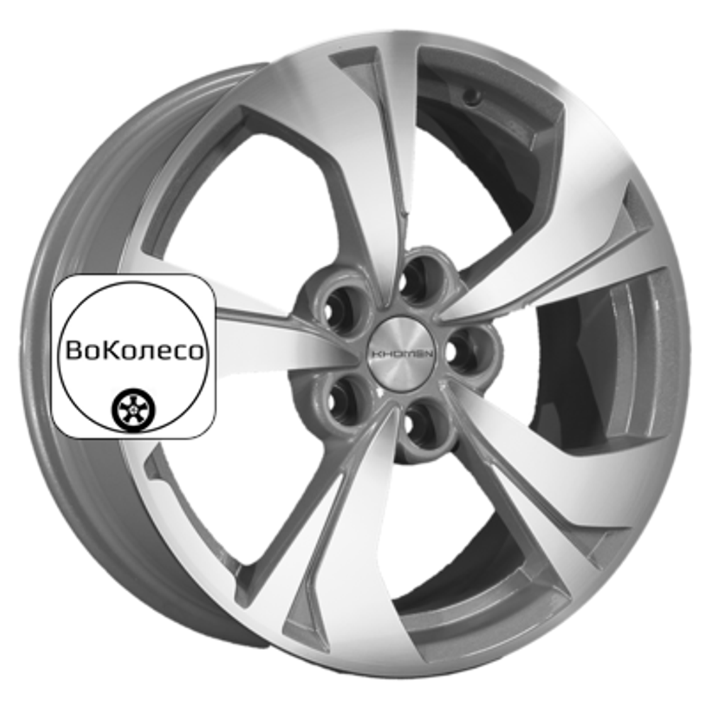 7x17/5x114,3 ET48 D67,1 KHW1724 (Seltos/Soul/K5) F-Silver-FP Khomen Wheels