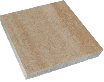 Тротуарная плитка КВАДРАТ 600х600 мм - Искусственный камень Степняк