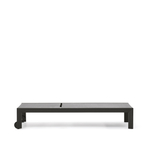 Canutells Алюминиевый шезлонг с черной отделкой