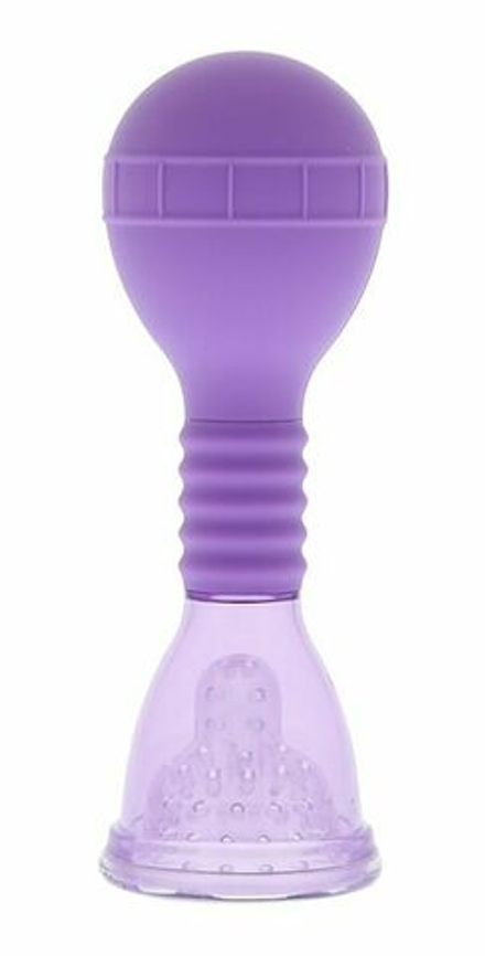 Фиолетовая помпа для клитора PREMIUM RANGE ADVANCED CLIT PUMP