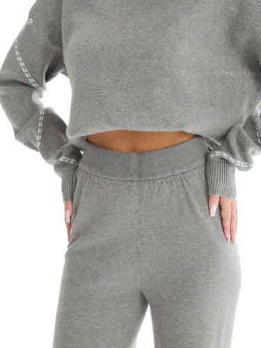 Костюм трикотажный темно-серого цвета