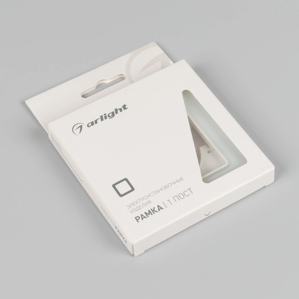 Рамка стеклянная FRM-OMALI-SFGS-1-WH (Arlight, -) 049675