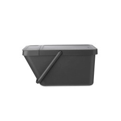 Brabantia Контейнер для мусора Sort & Go 20л для сортировки, серый