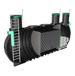 Ливневое очистное сооружение Мультпласт Модуль ЛОС 25(6770x2400x2400см;1385кг;) - арт.561661