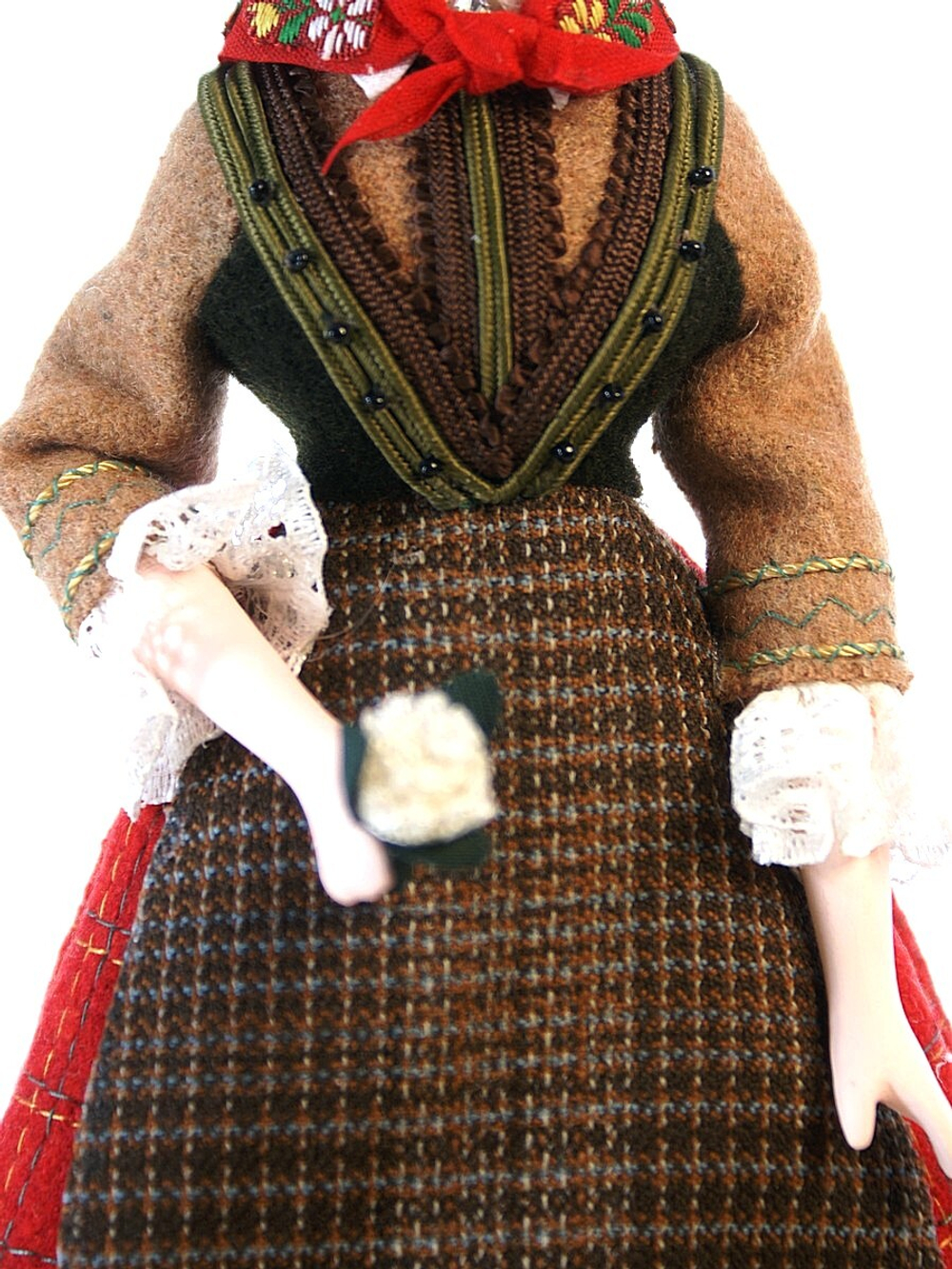 Кукла коллекционная в национальном женском костюме, Датчанка