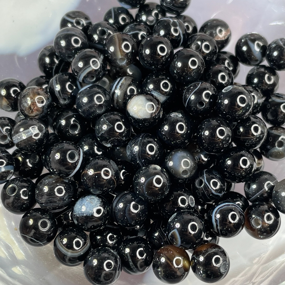 56752  Агат Бусина 6мм