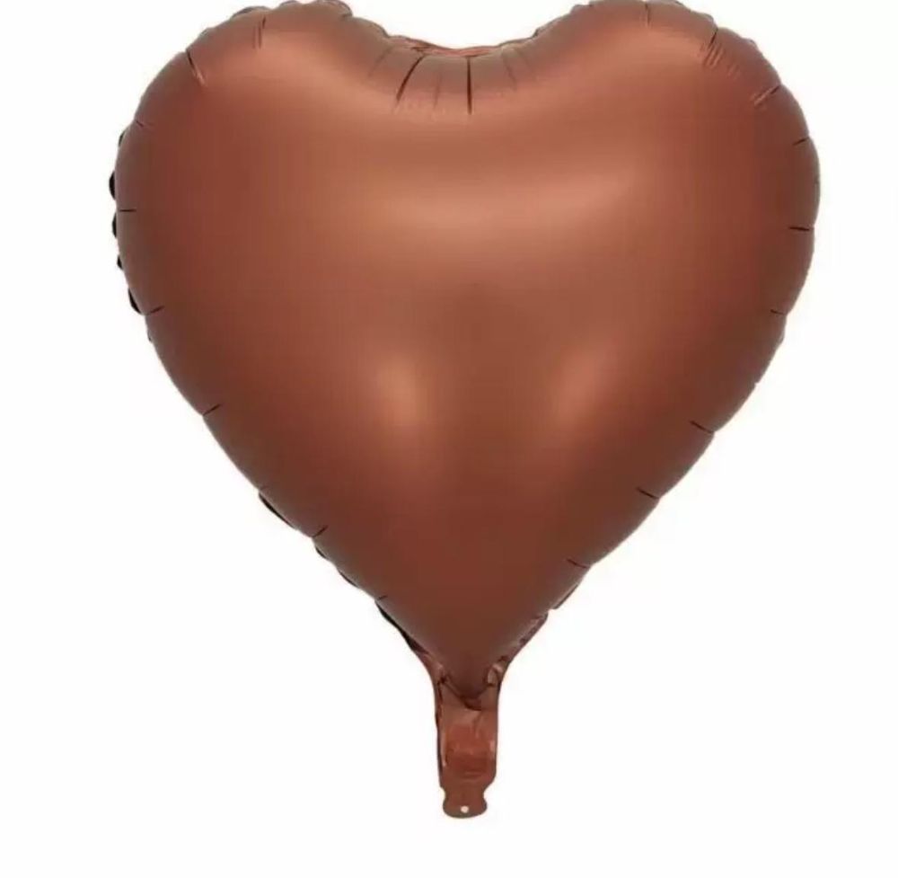 Шар Сердце Бронза 18&quot;/45 см