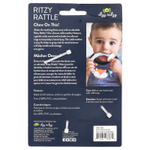 itzy ritzy, Ritzy Rattle, силиконовый прорезыватель с погремушкой, для детей от 3 месяцев, лисичка, 1 шт.