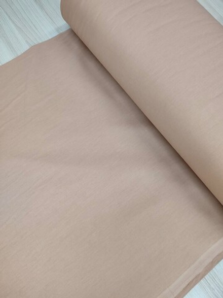 Ткань ранфорс (поплин люкс) однотонный "Крем-брюле"