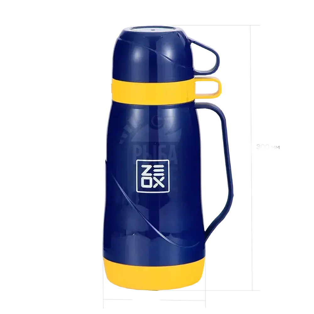 Термос ZEOX Besar 1,0 л 2 кружки