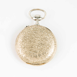 Карманные часы URANIA с гравированным посеребренным корпусом