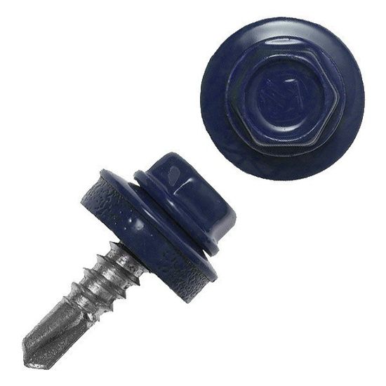 Саморез кровельный сине-фиолетовые 4,8х29