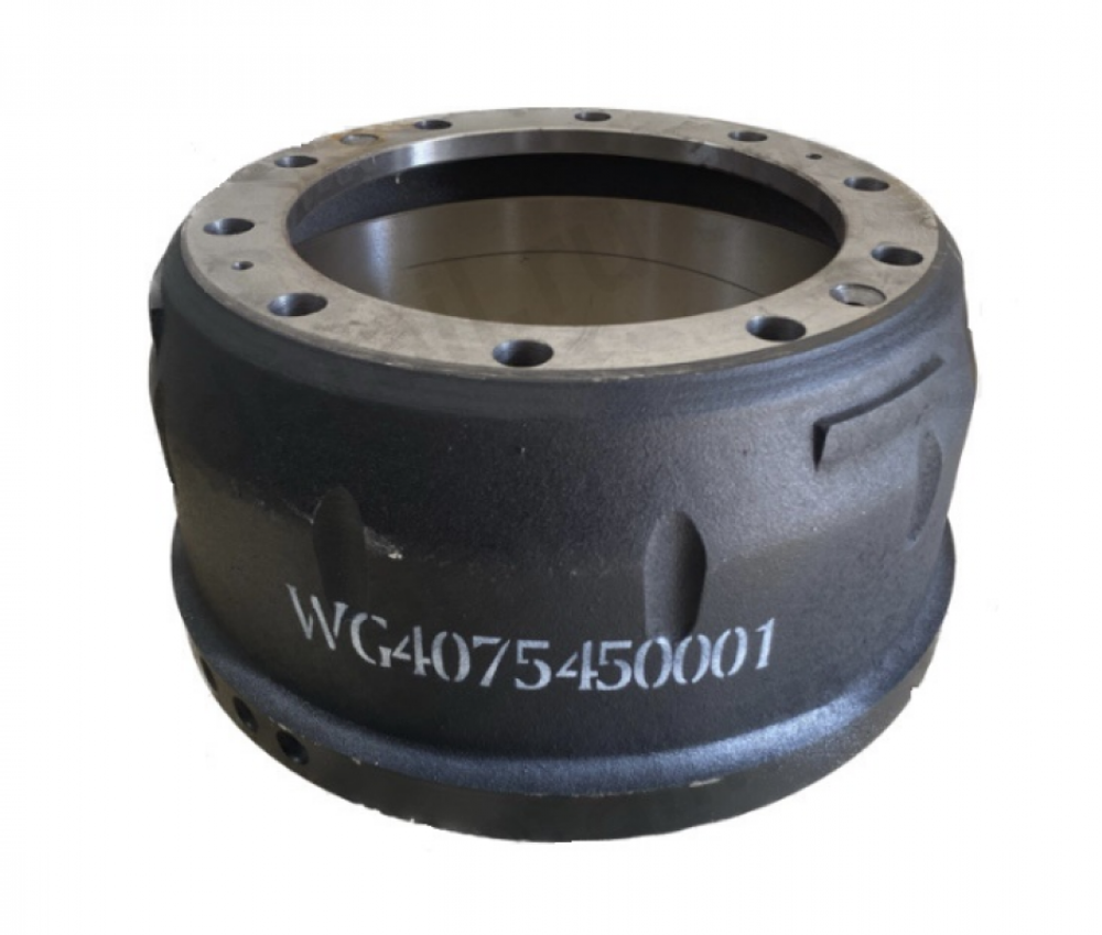 WG4075450001 Барабан тормозной передний HOWO T5G, SITRAK C7H, d=410, H=230