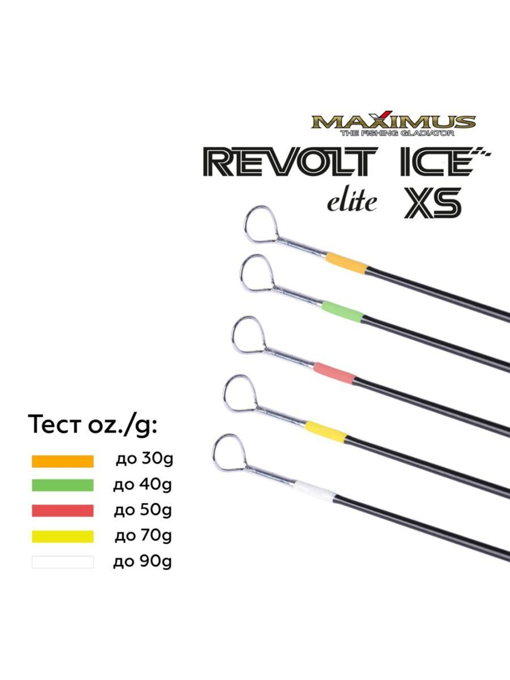 Зимняя удочка Maximus REVOLT ICE XS ELITE 301M 0,75м до 30гр (MIRRIEXS301M)