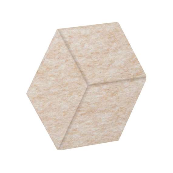 AcustiX Настенная панель шестигранная (3 луча) VE.NP-6G3LU-100 Крем-брюле 200*173*12
(сторона 100мм)