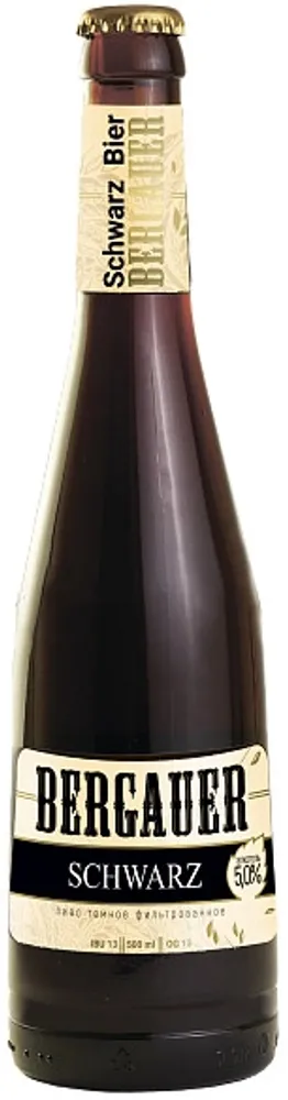 Пиво Демидовские пивоварни Бергауэр Шварц / Demidov Brewery Bergauer Schwarz 0.5 - стекло