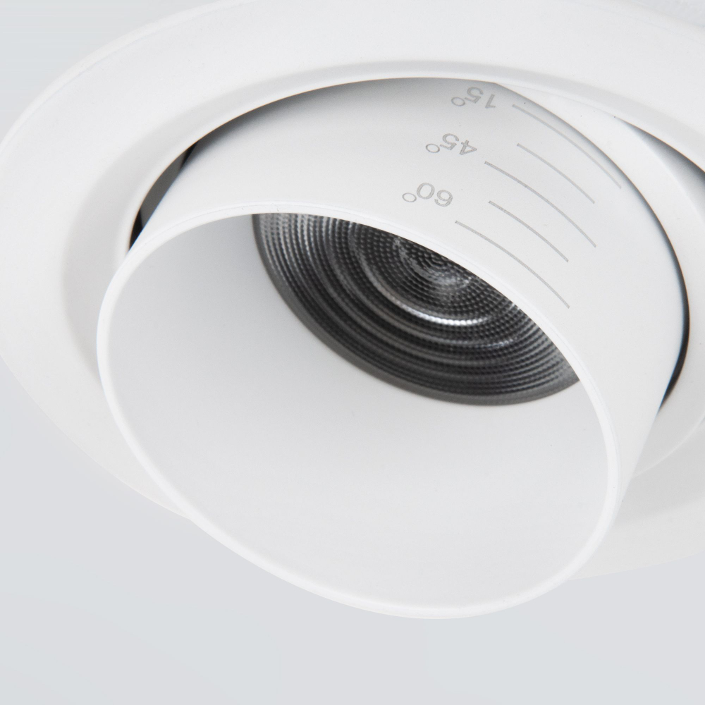 Встраиваемый точечный светодиодный светильник 9920 LED 15W 4200K белый