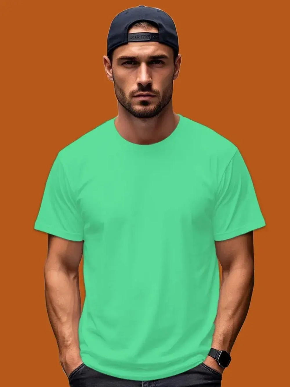 Футболка Взрослая.Премиум однотонная.Набор 2 шт