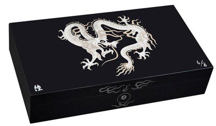 Хьюмидор Elie Bleu Dragon black Sycamore 110 cigars