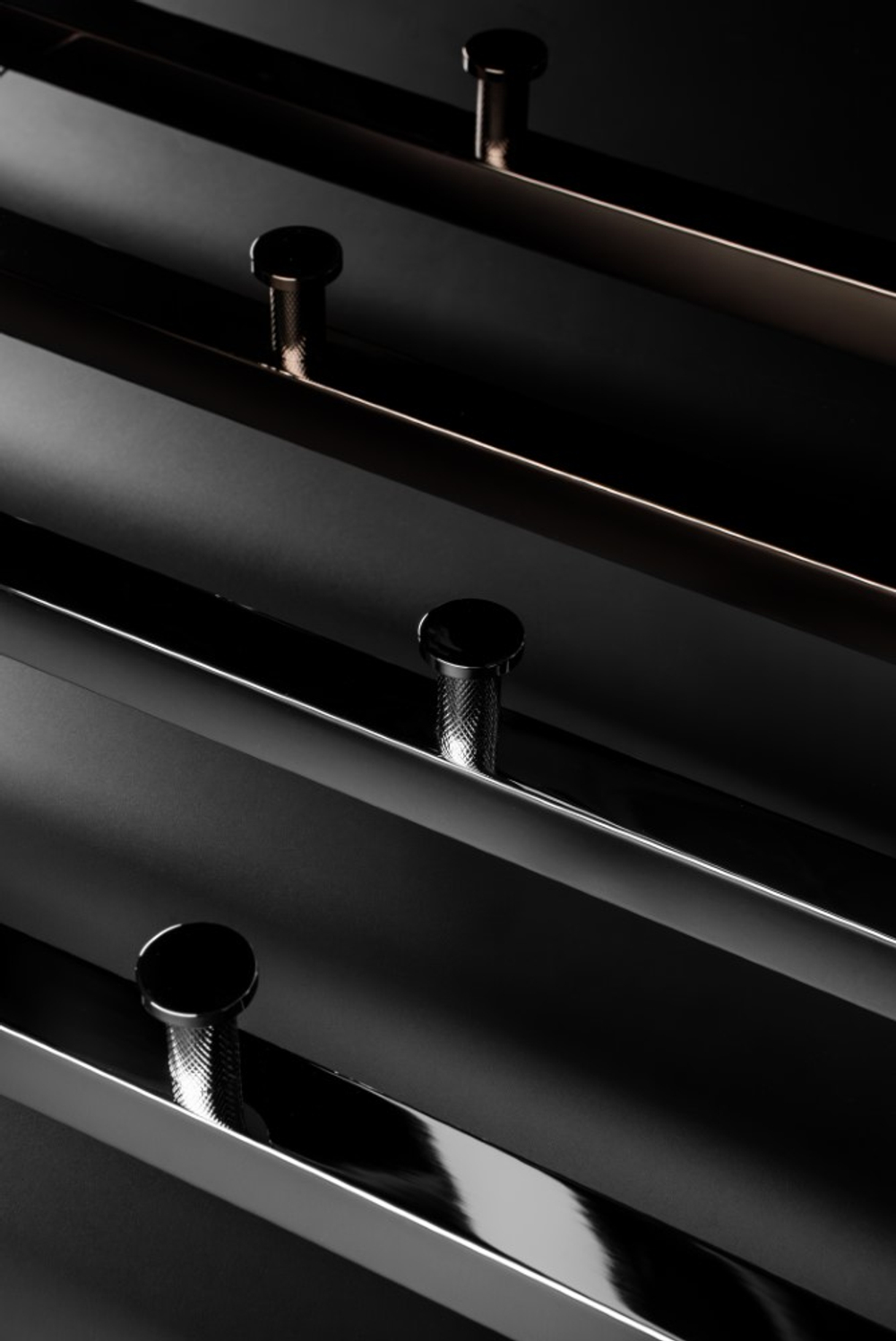 Полотенцесушитель электрический 2-трубы квадратный CHROME