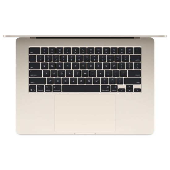 Apple MacBook Air 15" (M4, 10C CPU/10C GPU, 2025), 24 ГБ, 512 ГБ SSD, «сияющая звезда»а»