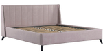 Мелисса (180)Кровать двойная арт. Тори 45 велюр (ява (пыльная роза))