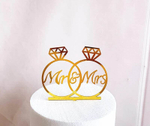 Топперы "Mr&Mrs", 1шт