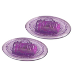 Вибро-накладка на соски Pleasure Cupz, фиолетовые (Цвет: фиолетовый)
