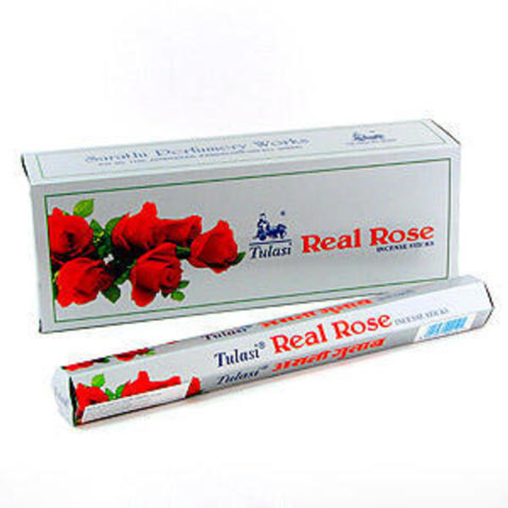 Tulasi Real Rose шестигранник Благовоние Настоящая роза