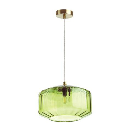 4783/1 PENDANT ODL21 409 зеленый/бронзовый Подвес E27 60W BINGA
