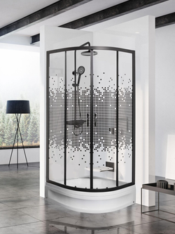Душевое ограждение МОНОМАХ ДУ  70/180 МЗ BL  10000008596 без поддона