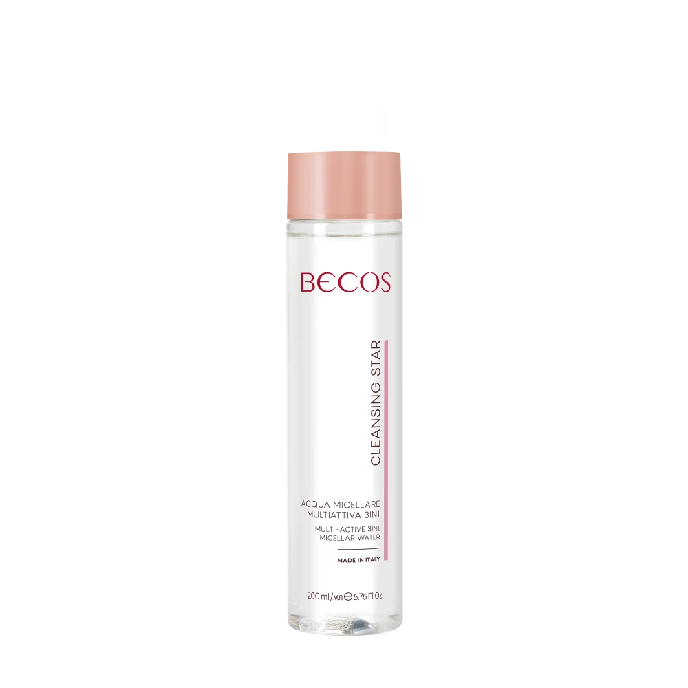 BECOS Мультиактивная мицеллярная вода 3 В 1- MULTI-ACTIVE 3IN1 MICELLAR WATER,200 мл