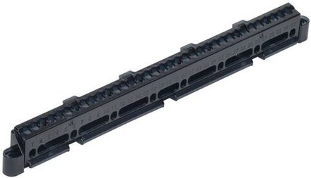 Суппорт для шин в корп. (ширина 12 мод.) TEKFOR IEK TF-KP00D-S-12