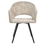 Стул Bradex Home Bruno латте шенилл с экокожей с поворотным механизмом