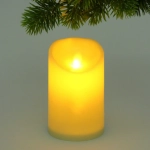 Сувенир с подсветкой «Свеча - Изыск» 7,5*12,5 см (работает от батареек 3 ААА)