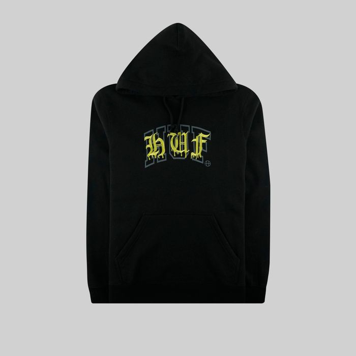 Толстовка мужская HUF Discordia артикул:PF00346-BLACK - купить в магазине Дайс