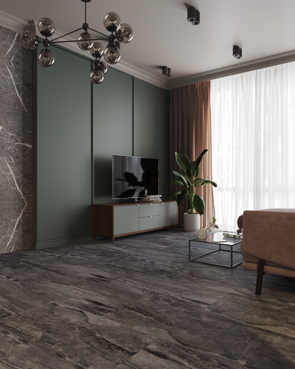 LVT-плитка VINILAM 91906 Колумбийский Камень (4,513м2) клеевой