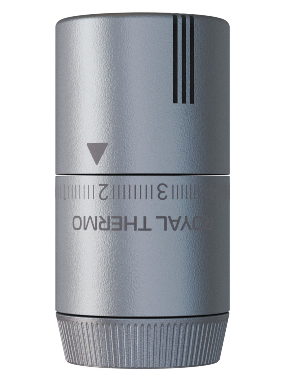 Термоголовка жидкостная Royal THERMO Design М30х1,5 серебро (RATHDN13015SS)