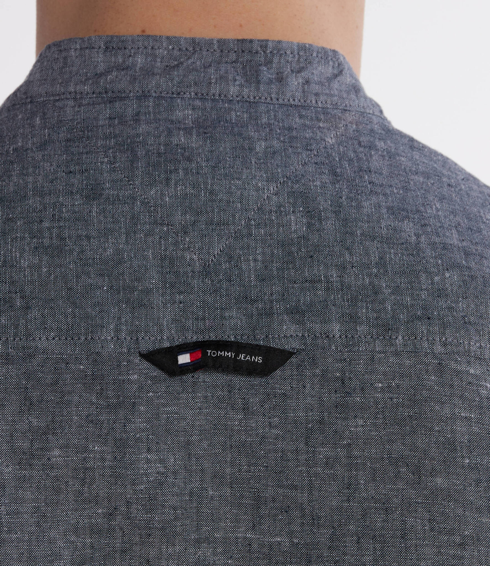 Рубашка MAO LINEN BLEND Tommy Jeans - серый(DM0DM18964)