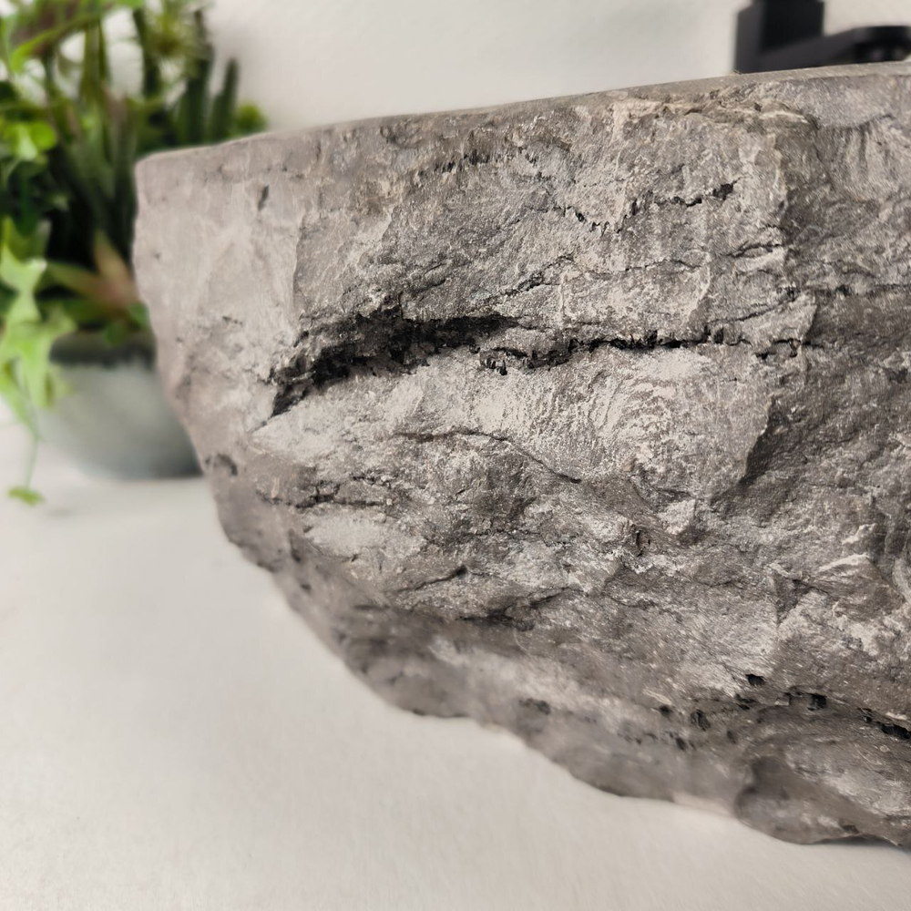 Раковина из мрамора Erozy Grey EM-65017 69*47*15 0892