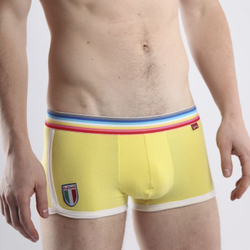 Мужские трусы хипсы желтые Paul Smith Trunk Yellow