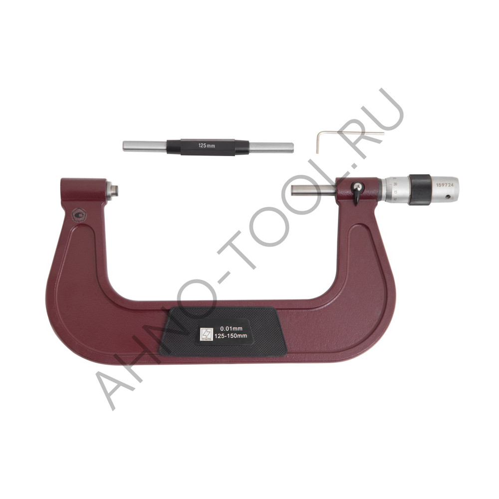Микрометр МК 150-0.01 ГОСРЕЕСТР 89035-23 (микр.винт 8мм) ТОЧИНТЕХ