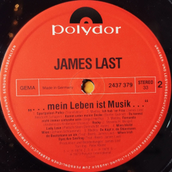 Винтажная виниловая пластинка LP James Last Джеймс Ласт Mein Leben Ist Musik (Germany 1976) In The Mood