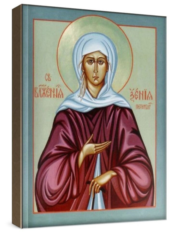 Ксения Петербургская (рукописная икона)