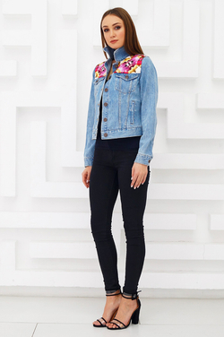 LIGVIANNI Джинсовая куртка Denim Jacket Rose