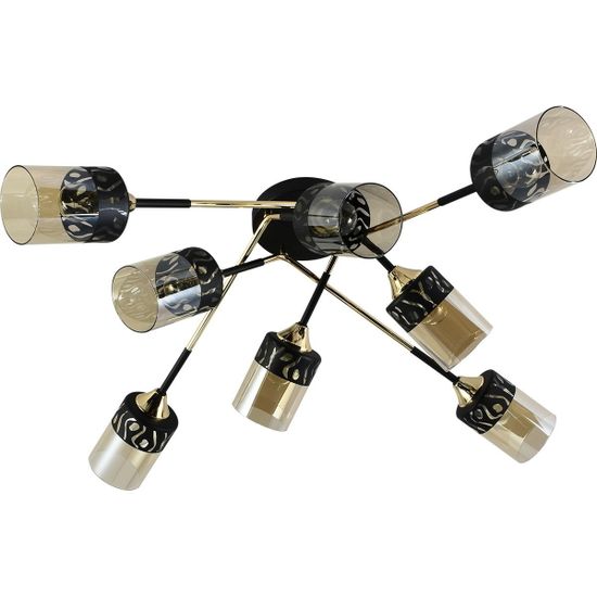 Люстра потолочная Reluce E27 11354-0.3-08B BK+FGD