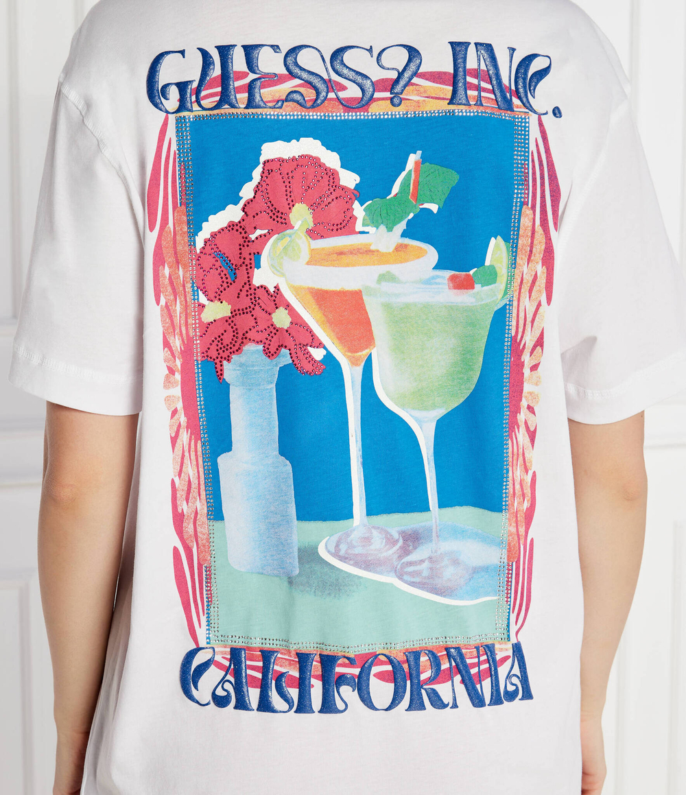 Футболка POSTCARD GUESS - белый(W4GI19 JA914)